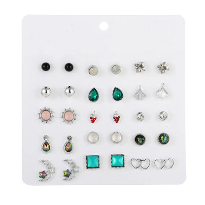 Korean Stud Earrings Set New Earrings Temperament Fashion Earrings Retro Combination Earrings  Wholesale Gooddiy