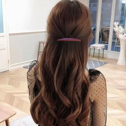 Korean-Style Fine Half-Hair Simple Hair Clip Clip Head Clip Spring Clip Horizontal Clip Ponytail Clip Bangs Clip