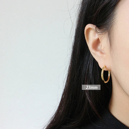 Korean Style Geometric Ring Earrings