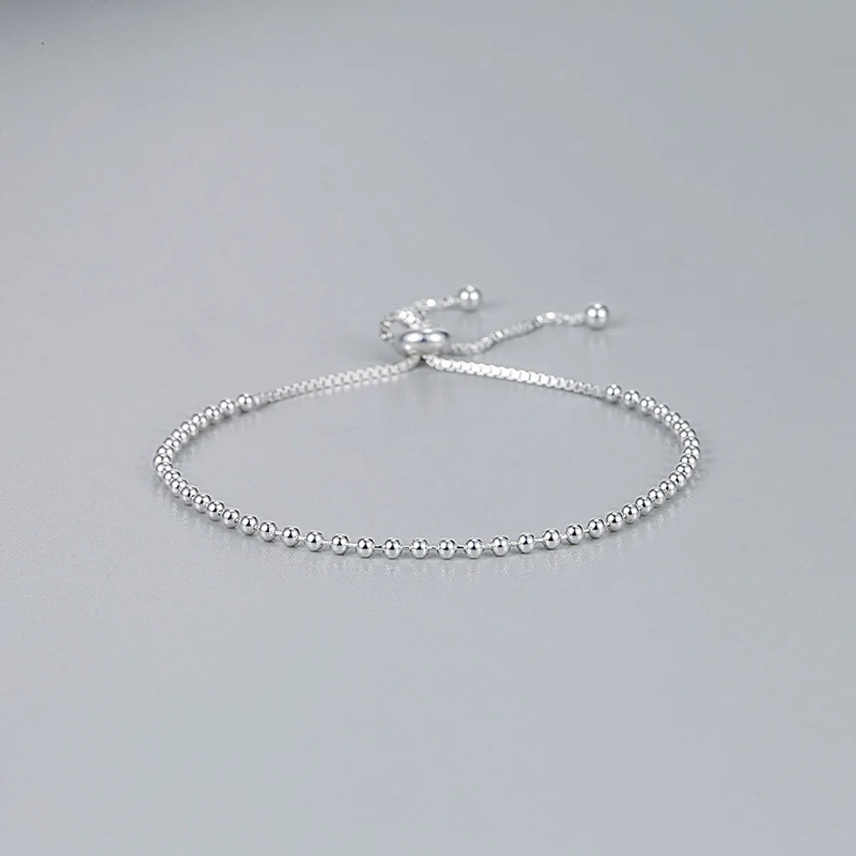 Korean Style Geometric Sterling Silver Plating Bracelets