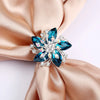 Korean Style Number Flower Butterfly Imitation Pearl Alloy Crystal Enamel Inlay Artificial Gemstones Women'S Brooches