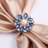 Korean Style Number Flower Butterfly Imitation Pearl Alloy Crystal Enamel Inlay Artificial Gemstones Women'S Brooches