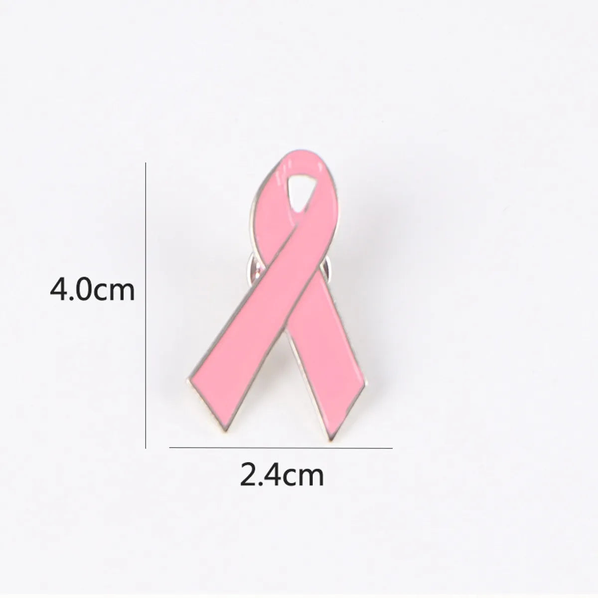 Korean Style Pink Ribbon Alloy Plating Women'S Brooches