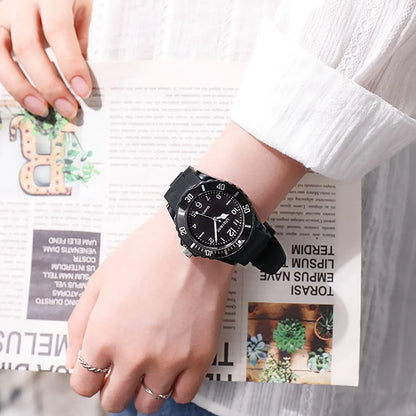 Korean Style Round Buckle Quartz Kids Watches