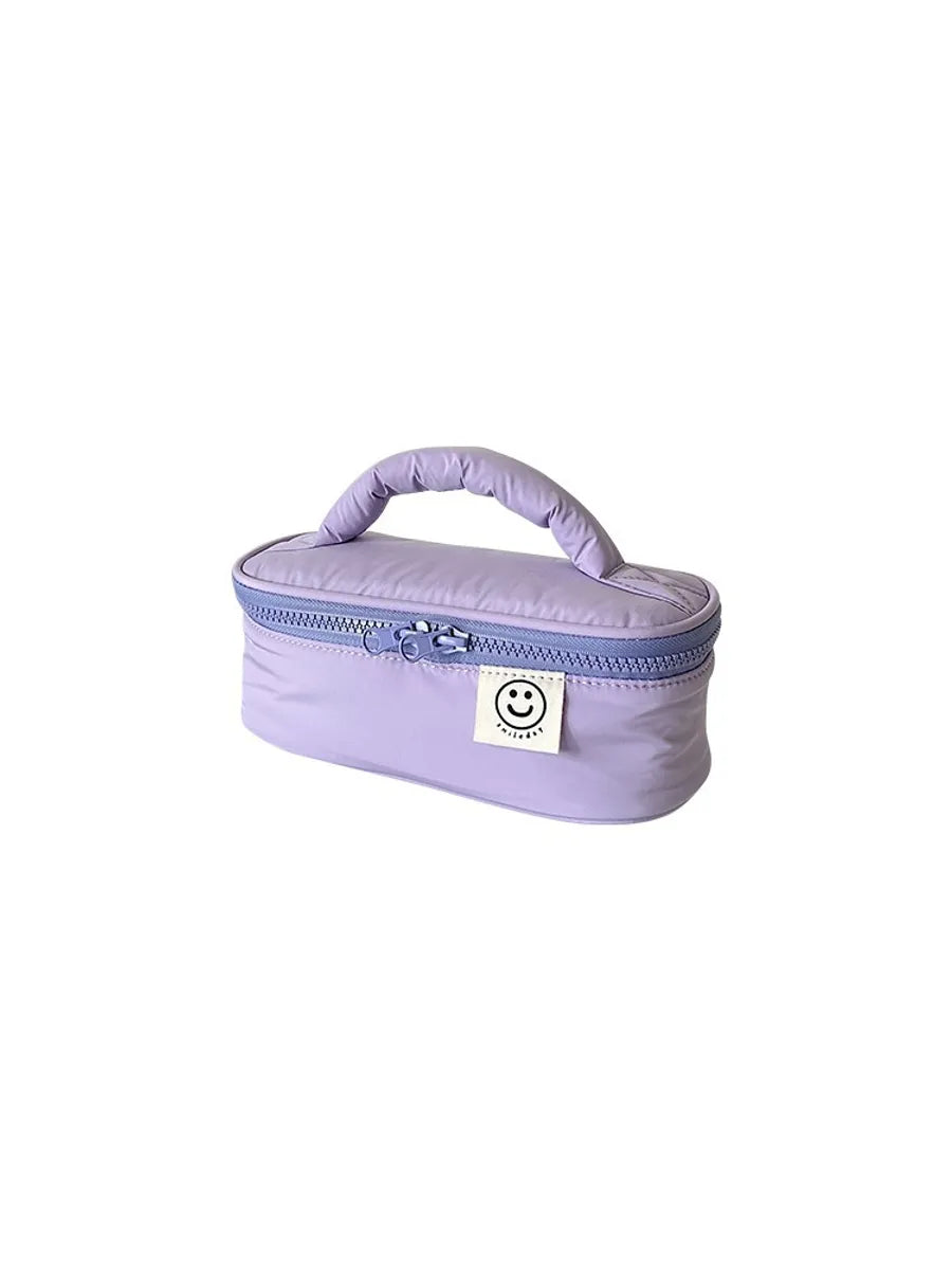 Korean Style Simple New Spring Portable Cosmetic Bag Female Niche  Storage Bag Outgoing Portable Wash Bag Box