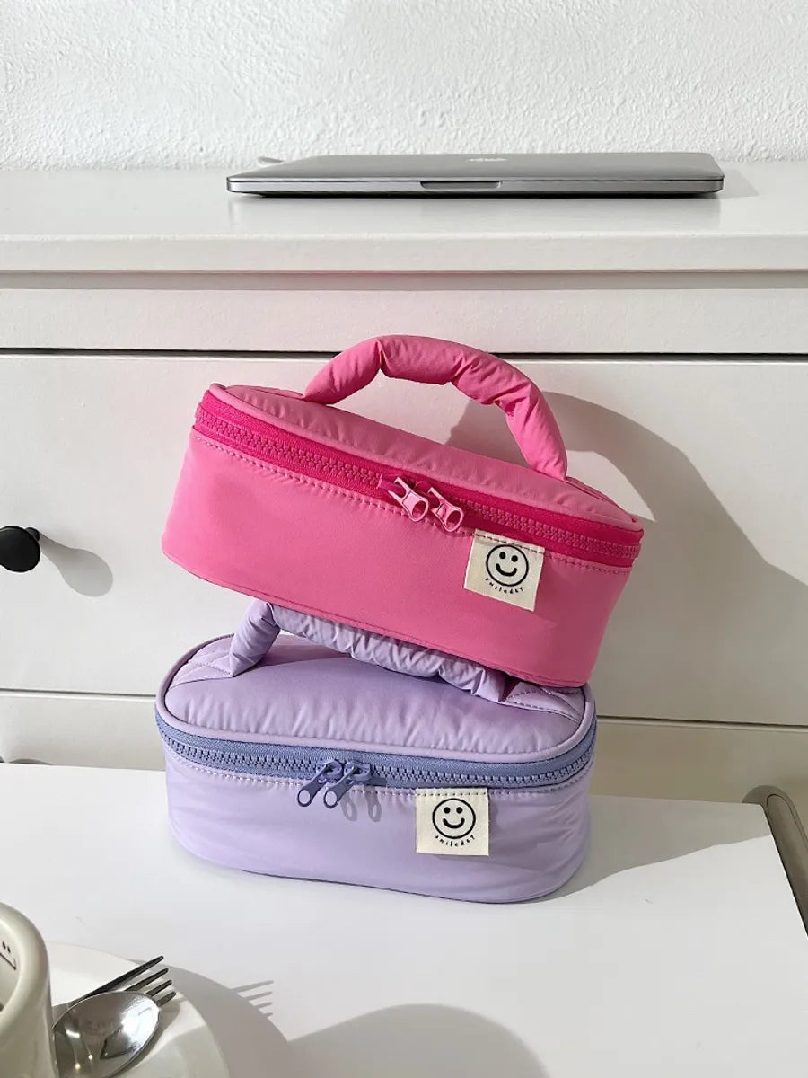 Korean Style Simple New Spring Portable Cosmetic Bag Female Niche  Storage Bag Outgoing Portable Wash Bag Box