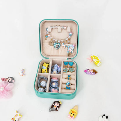 Korean Style Solid Color Plastic Jewelry Boxes