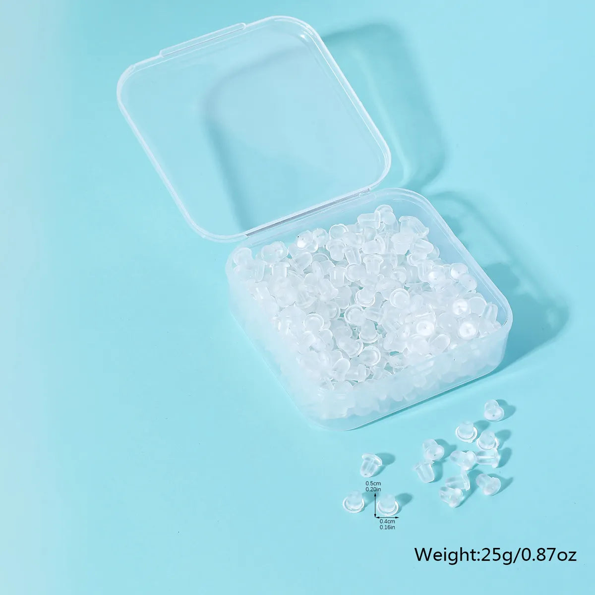 1 Set Silica Gel Solid Color Korean Style