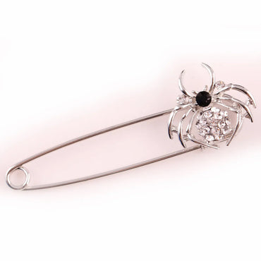 Korean Style Spider Alloy Plating Inlay Rhinestones Women'S Brooches