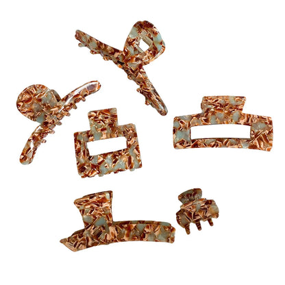 Korean Style Tortoiseshell Hollow Cross Hair Clip Wholesale Nihaojewelry