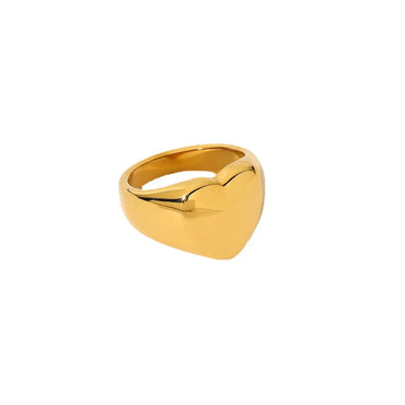 Korean Thick Hollow Stainless Steel Ring