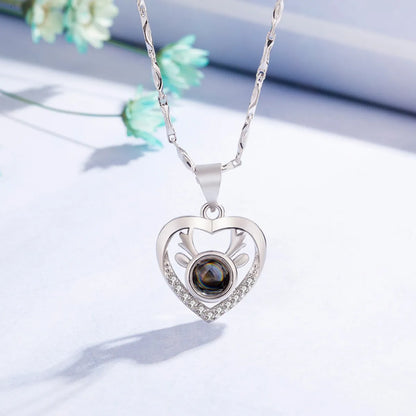 Korean Version Pendant  Necklace Valentine'S Day Gift