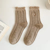 Lace Jk Socks Women'S Tube Socks Spring And Autumn Cute Retro Lolita Socks