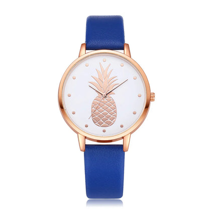 Ladies Belt Wrist Watch Fashion Pine Pattern Quartz Watch Wholesale