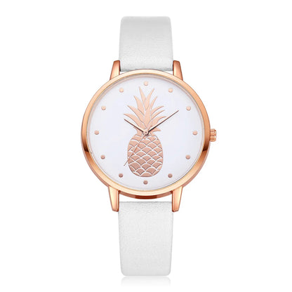 Ladies Belt Wrist Watch Fashion Pine Pattern Quartz Watch Wholesale