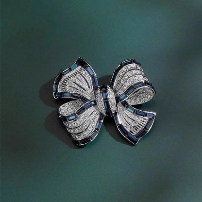 Lady Bow Knot Alloy Inlay Artificial Pearls Women'S Brooches