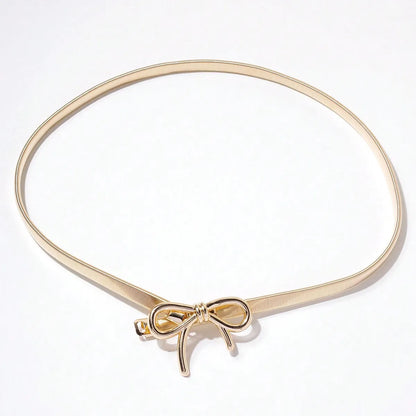 Lady Bow Knot Alloy Women'S Chain Belts