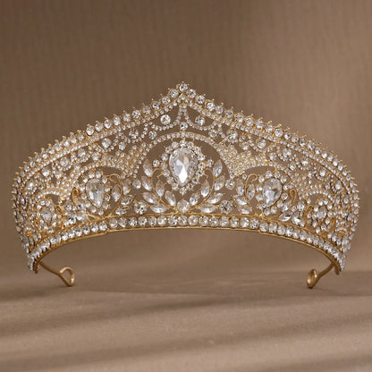 Lady Bridal Shiny Crown Alloy Diamond Crown