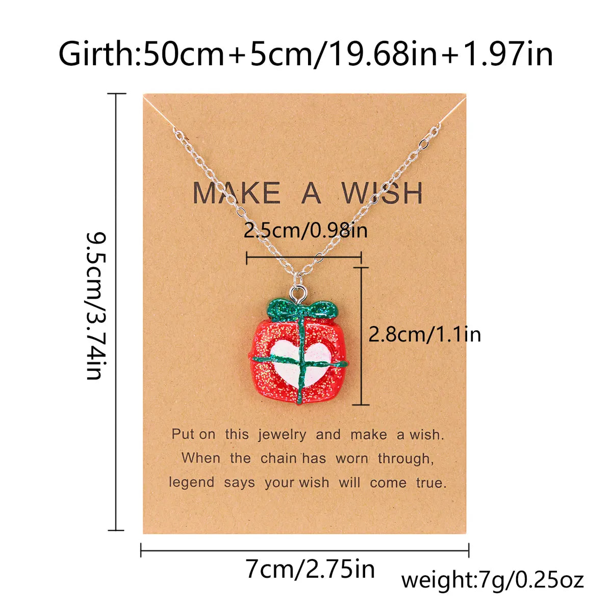 Lady Christmas Tree Santa Claus Alloy Wholesale Pendant Necklace