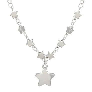 Lady Classic Style Star Alloy Plating Women'S Pendant Necklace