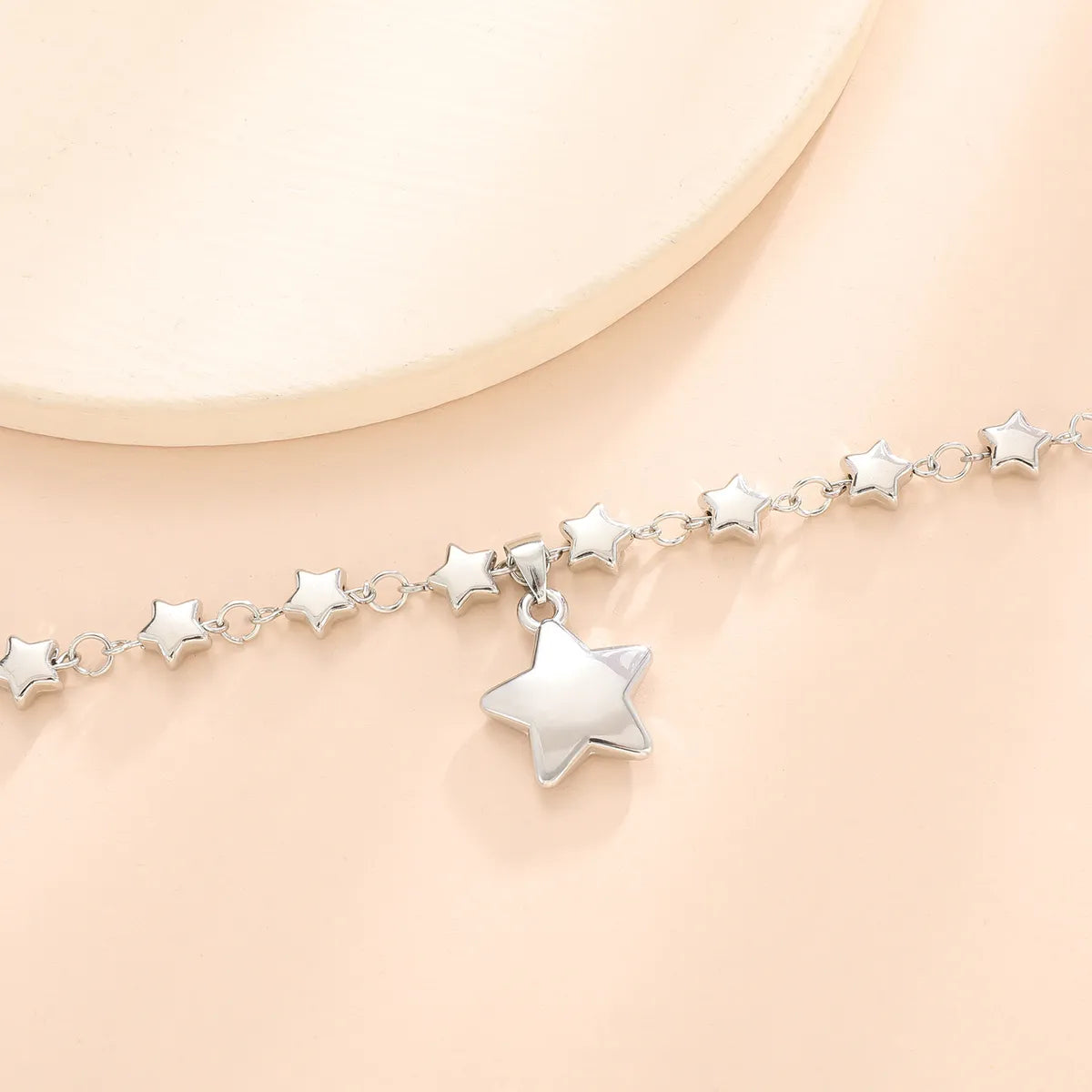 Lady Classic Style Star Alloy Plating Women'S Pendant Necklace