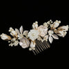 Lady Flower Alloy Handmade Hair Combs