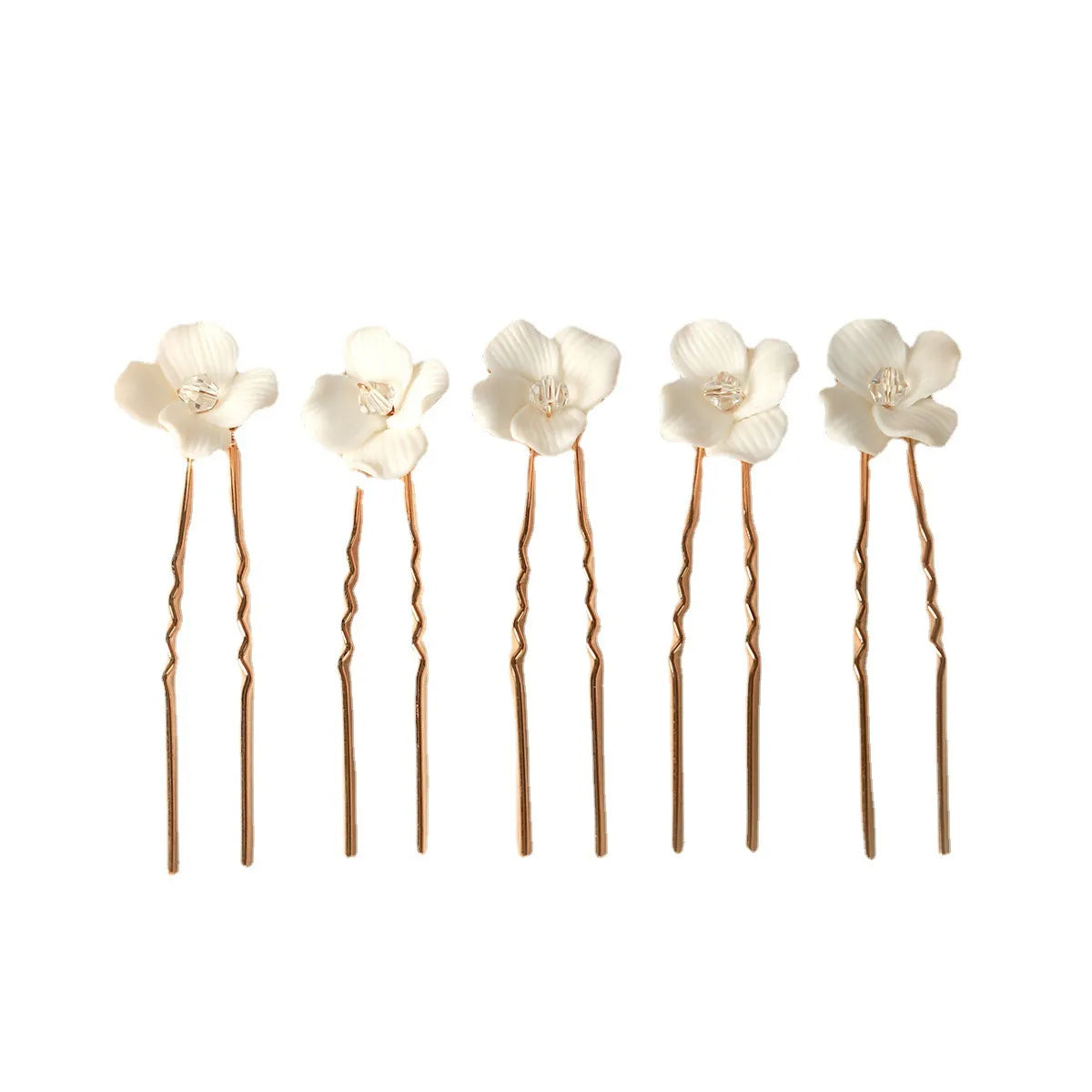 Lady Flower Alloy Handmade Hairpin