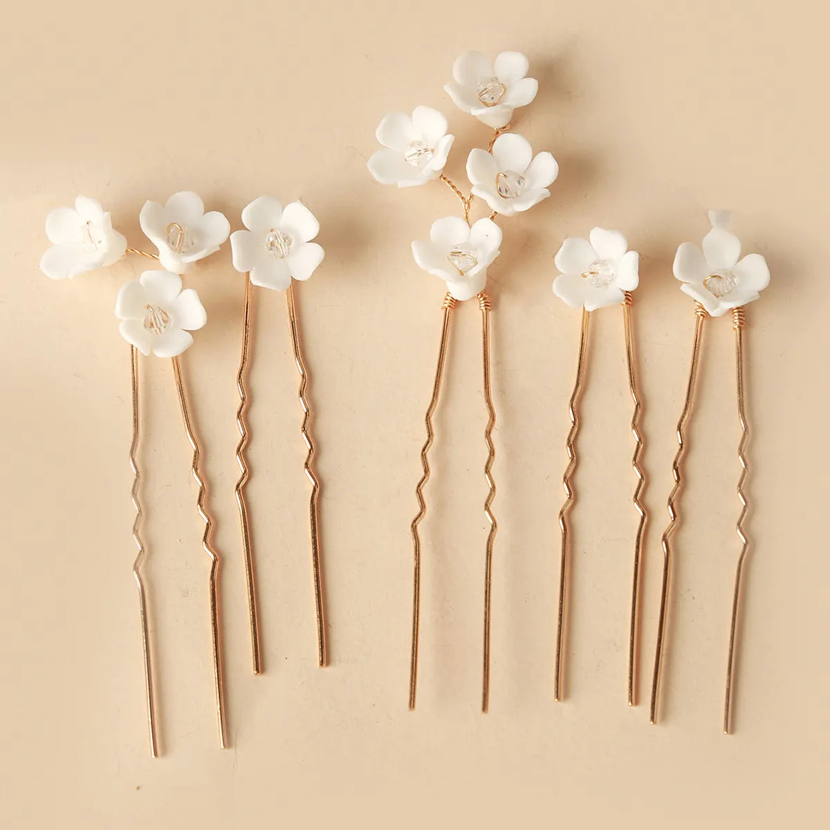 Lady Flower Alloy Handmade Hairpin