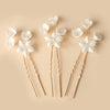 Lady Flower Alloy Handmade Hairpin