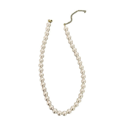 Lady Geometric Solid Color Shell Pearls Women'S Necklace