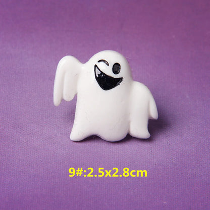 Lady Ghost Resin Enamel Jewelry Accessories 1 Piece