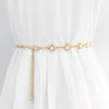 Lady Imitation Pearl Alloy Beaded Plating Women'S Corset Belts 1 Piece