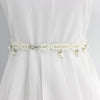 Lady Imitation Pearl Alloy Beaded Plating Women'S Corset Belts 1 Piece