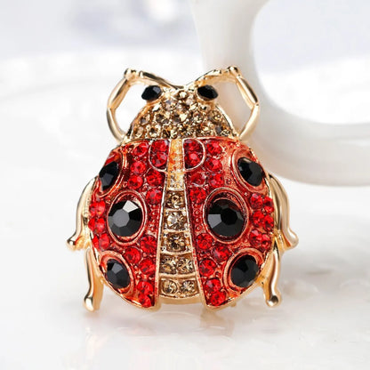 Lady Insect Alloy Enamel Unisex Brooches