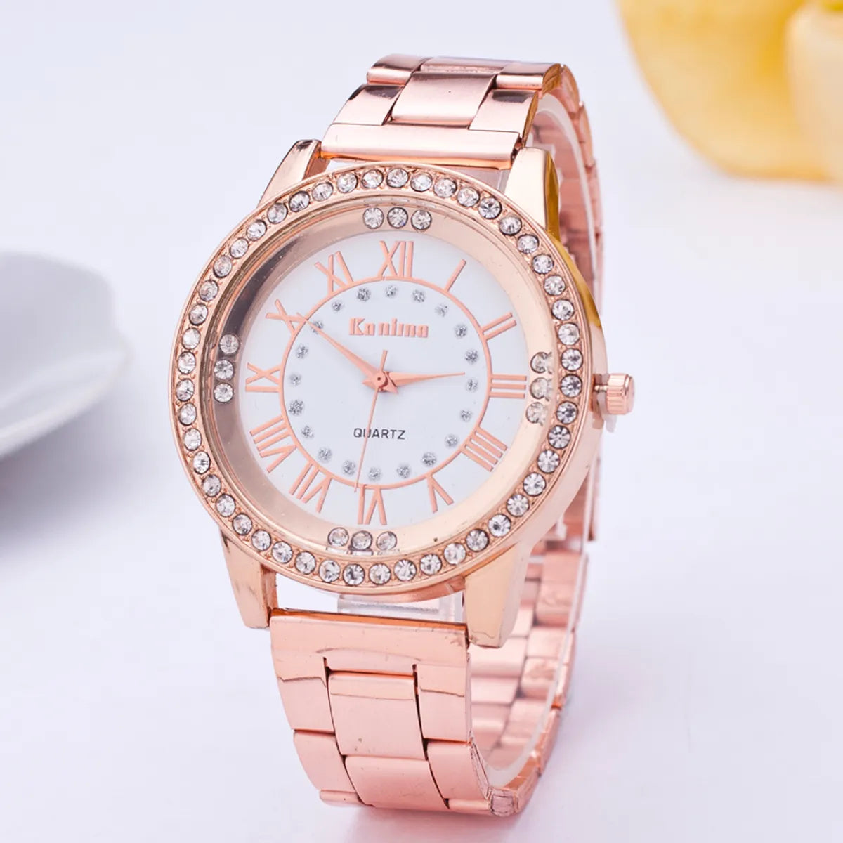 Lady Jewelry Double Side Snaps Quartz Women'S Watches