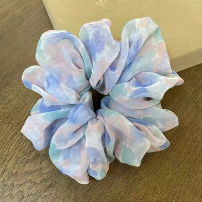 Lady Pastoral Ditsy Floral Gauze Hair Tie