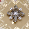 Lady Pearl Alloy Inlay Rhinestones Women'S Brooches