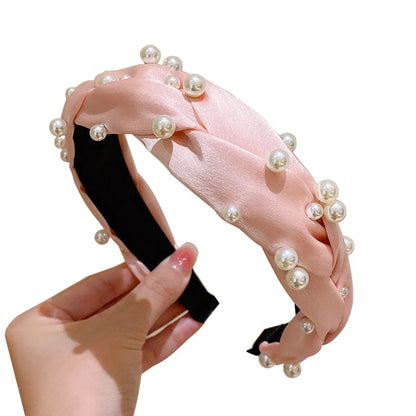 Lady Pearl Cloth Hair Band