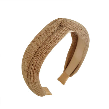 Lady Solid Color Knit Handmade Hair Band