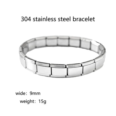 Lady Solid Color Titanium Steel Bracelets In Bulk