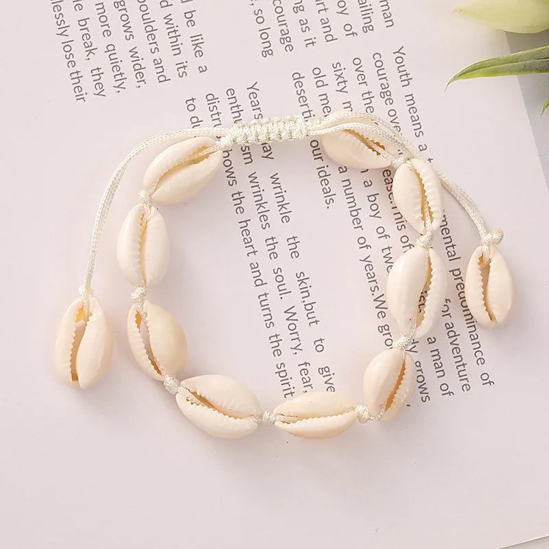 Lady Starfish Shell Seed Bead Shell Wholesale Bracelets