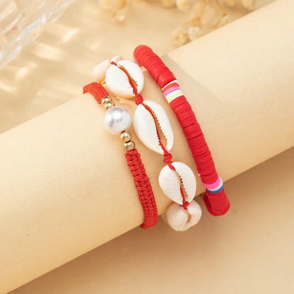 Lady Starfish Shell Seed Bead Shell Wholesale Bracelets