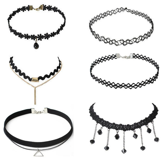 Lady Streetwear Cool Style Geometric Alloy Cloth Wholesale Choker