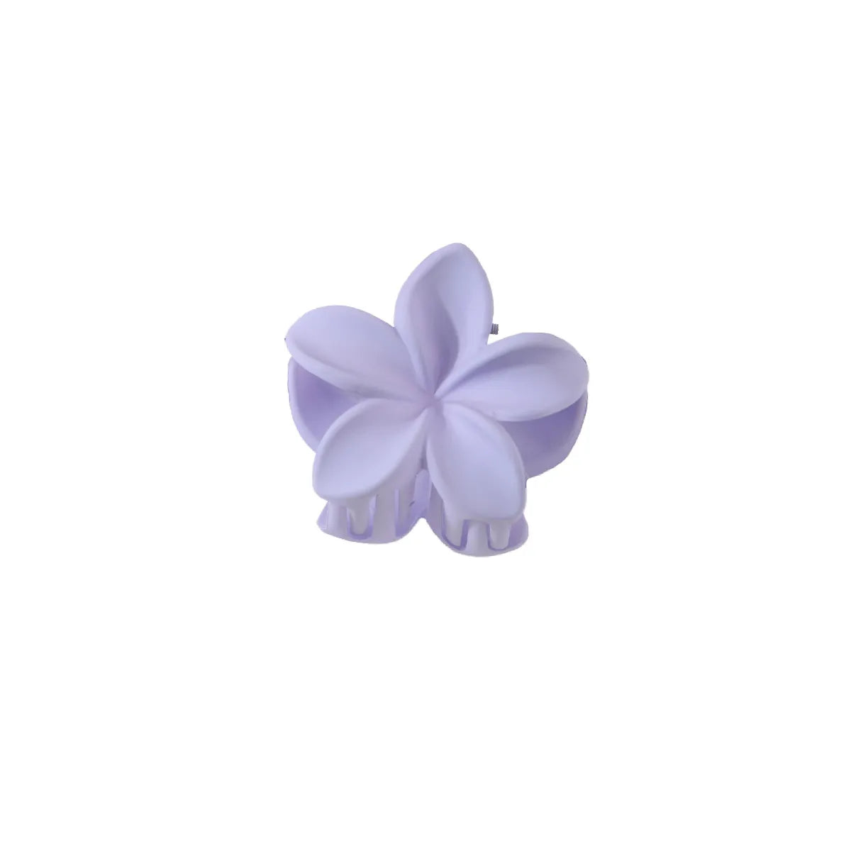 Women'S Lady Sweet Flower Plastic Stoving Varnish Hair Claws