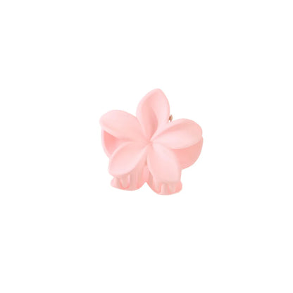 Women'S Lady Sweet Flower Plastic Stoving Varnish Hair Claws