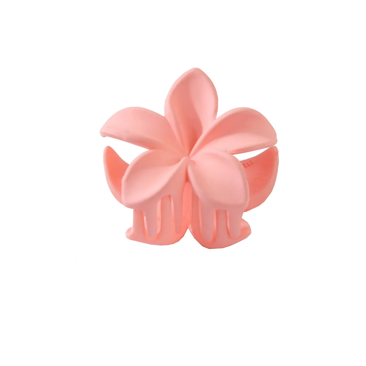 Women'S Lady Sweet Flower Plastic Stoving Varnish Hair Claws