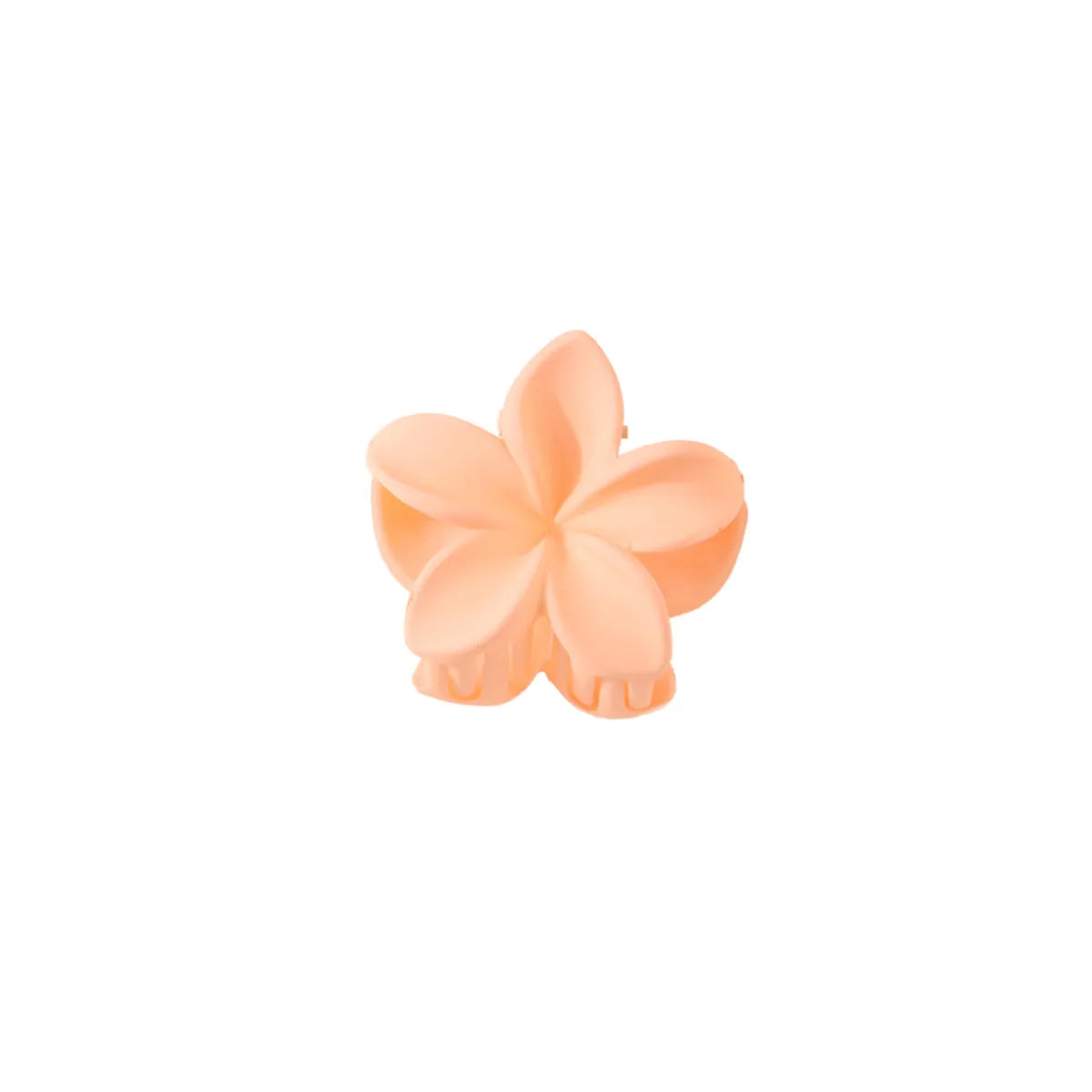 Women'S Lady Sweet Flower Plastic Stoving Varnish Hair Claws