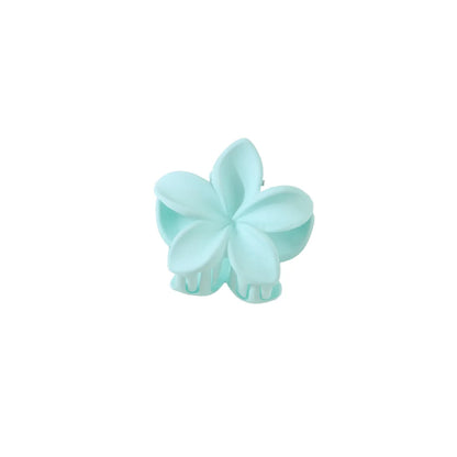 Women'S Lady Sweet Flower Plastic Stoving Varnish Hair Claws