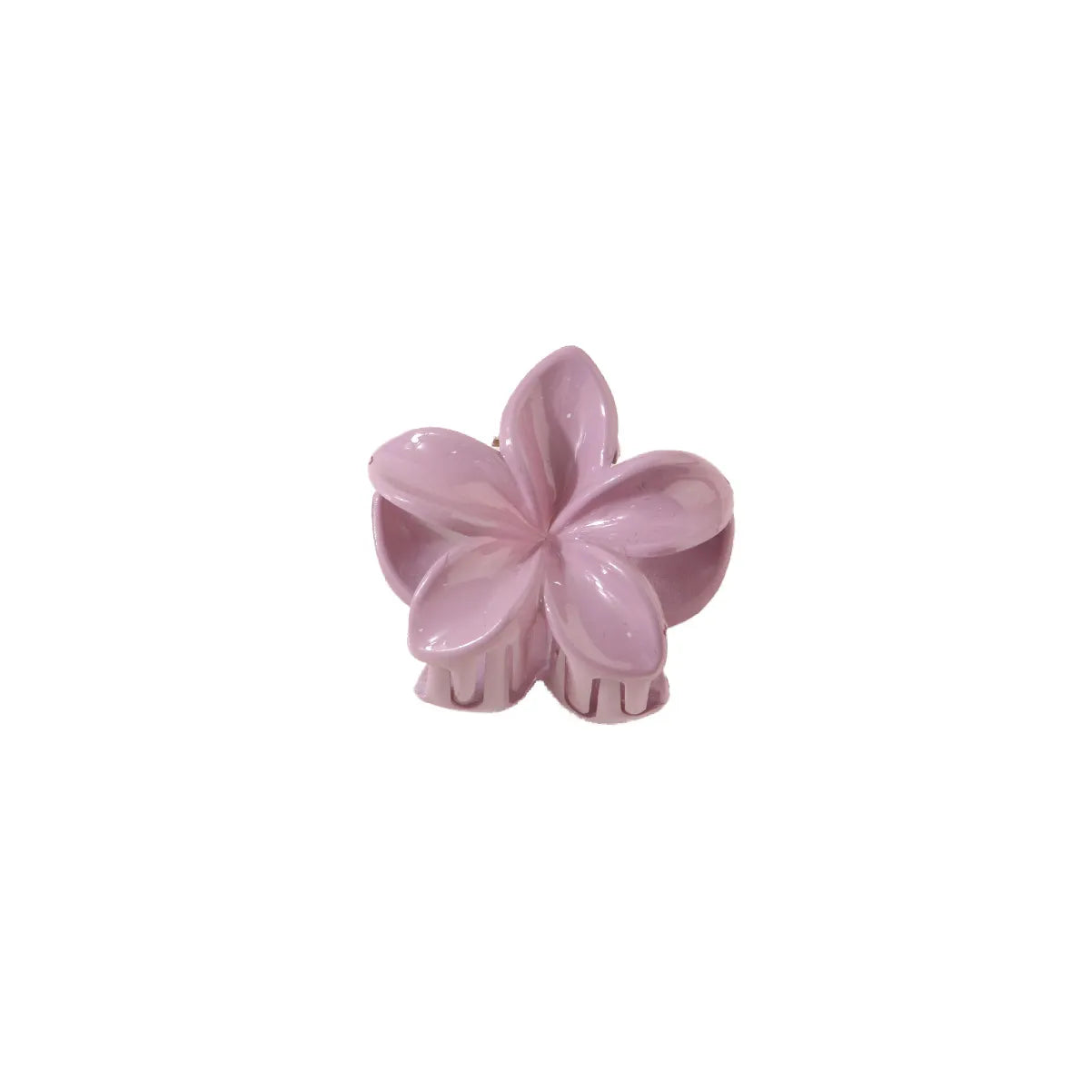 Women'S Lady Sweet Flower Plastic Stoving Varnish Hair Claws