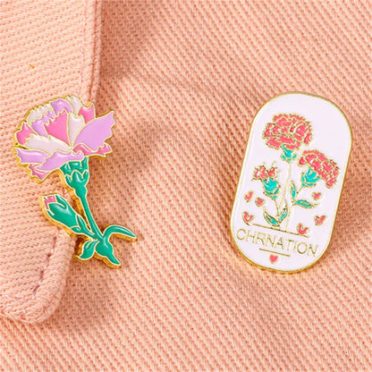 Lady Sweet Streetwear Rose Flower Daisy Alloy Stamping Stoving Varnish Plating Women'S Corsage Brooches Collar Pin